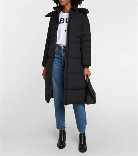 burberry blue label down coat|burberry down coat sale.